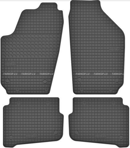 Paklāji salonā gumijas  SEAT IBIZA,SKODA FABIA,VW POLO