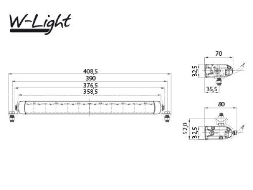 Papildlukturis LED W-Light IMPULSE I