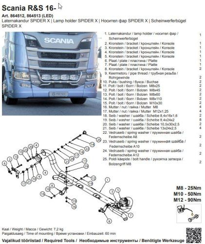 Lamp holder  SCANIA P/S/R/G