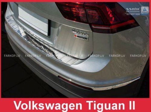 Накладка на задний бампер  VW TIGUAN