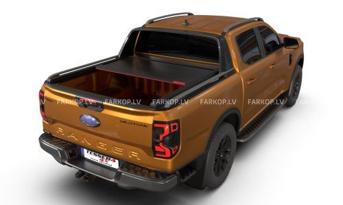 Alumīnija kravas kastes žalūzijas veida vāks Ford Ranger 2023+ WILDTRAK / PLATINUM / RAPTOR Double C