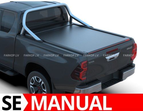 Рулонная крышка кузова из алюминия Toyota Hilux Revo 2016+