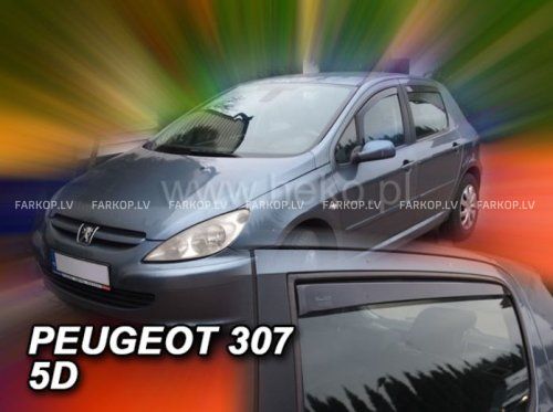 Wind deflectors  PEUGEOT 307