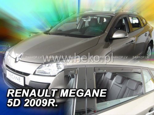 Wind deflectors RENAULT MEGANE