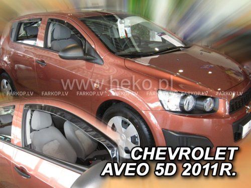 Wind deflectors CHEVROLET AVEO