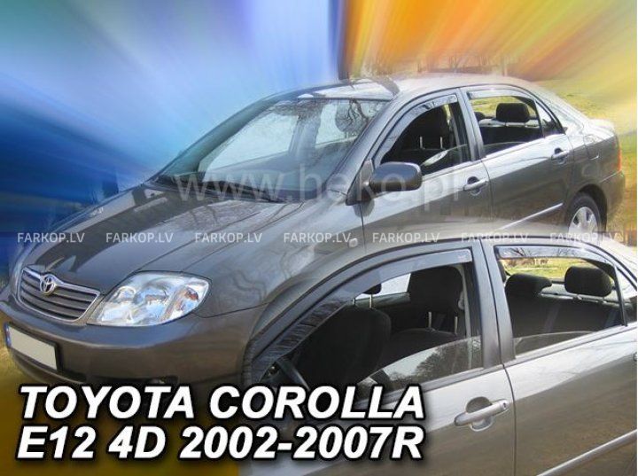 Wind deflectors TOYOTA COROLLA