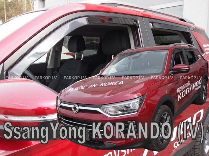 Wind deflectors SSANGYONG Korando IV 5d