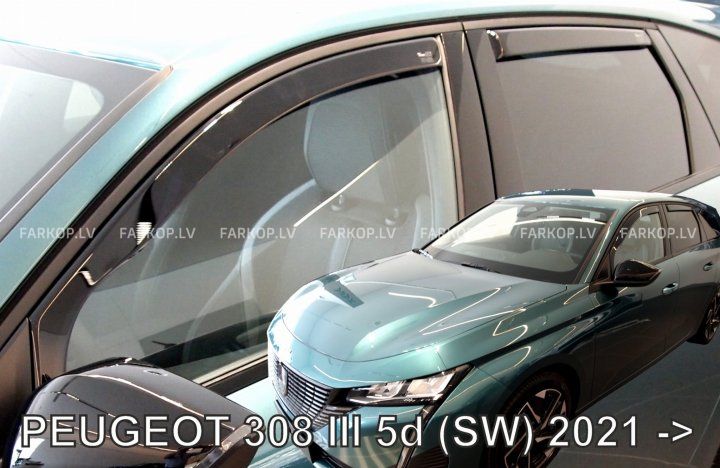 Window deflectors PEUGEOT 308