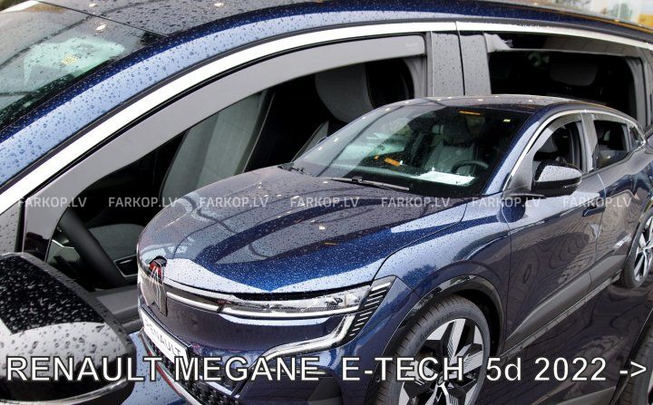 ветровики RENAULT MEGANE E-TECH 5D 2022->