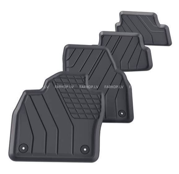 Rubber car mats Audi A1 / SEAT IBIZA / ARONA / SKODA FABIA