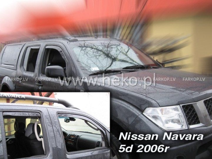 Wind deflectors NISSAN NAVARA,Pick up