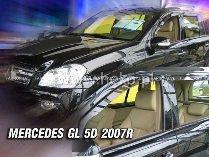 Wind deflectors MERCEDES BENZ G-klasse (X164)