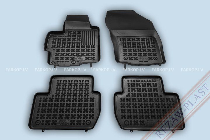 Rubber car mats  CITROEN C-CROSSER, MITSUBISHI OUTLANDER, PEUGEOT 4007