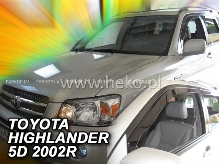 Wind deflectors TOYOTA HIGHLANDER